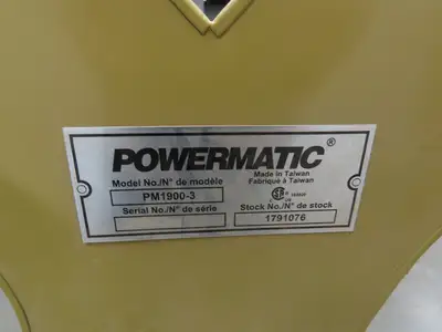 Powermatic PM1900-3 Turbo Cone Wood Dust Collector 3HP 3PH 230/480V Motor