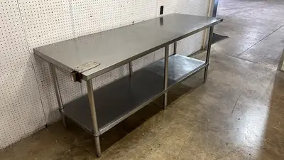Used Falcon Restaurant Supply, Inc. Used 84" x 30" Stainless Steel Table - TH6 Food Prep Tables Illinois US | Falcon Restaurant Supply #1373531