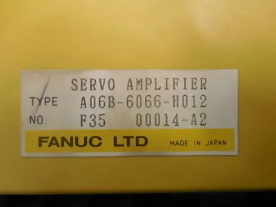 Fanuc A06B-6066-H012 C Series Servo Amplifier Unit Used