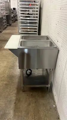 Used Cook Rite Used CookRite CSTEA-2C, 30" Electric Steam Table, 2 Pan Capacity - 120V - GC Steam Tables (Food) Illinois US | Falcon Restaurant Supply #1373500