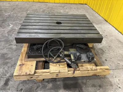 36" X 48" GIDDINGS & LEWIS AIR LIFT ROTARY TABLE: STOCK #23586