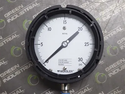 Weksler AA442PD4LW 4-1/2" Rotal Gauge 0E8029-01 1/4" NPT Connection 30# New