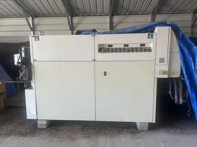 DMC UNISAND 2000-1, 52" 5-HEAD TOP AND 3-HEAD BOTTOM WIDE-BELT SANDER