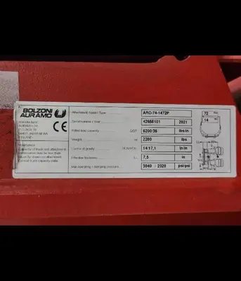 USED BOLZONI AURAMO ARC-74-1472P