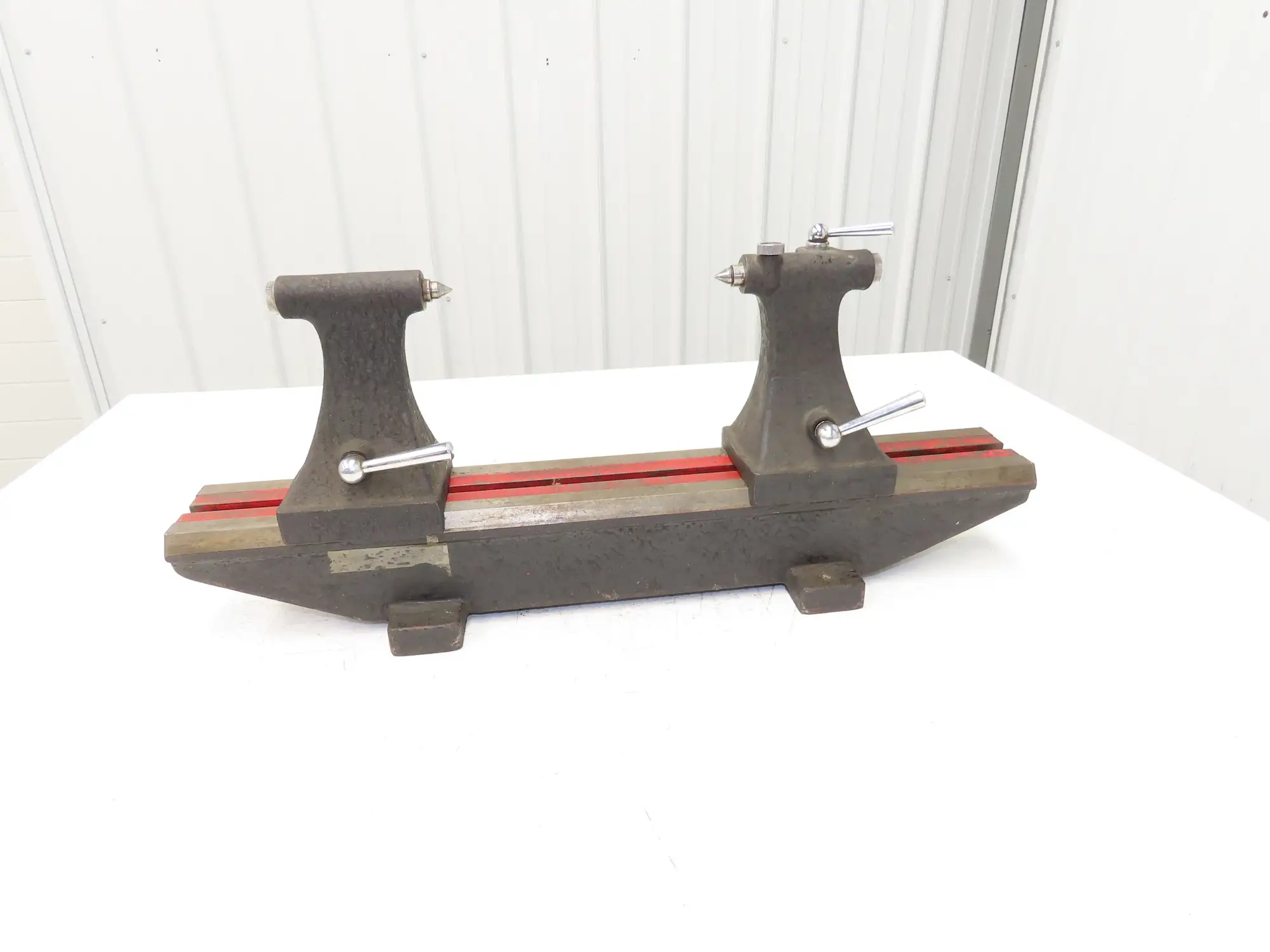 Bench Center Inspection Eccentricity Runout Tool 11-3/4" Swing 25-1/4" Bed