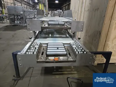 Unknown 48" W 2-Tier Powered Roller Conveyor