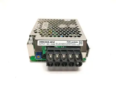 HWS30A-48/A | TDK-Lambda  Switching Power Supply 30W 100-240VAC 0.7A 48VDC 0.65A - Used