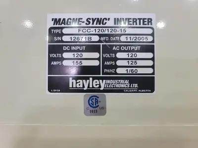 USED 2005 HAYLEY CCB120H200F24H72