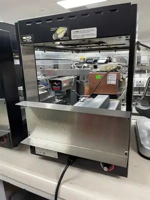 Used Hatco Used Hatco Ultra-Glo UGMW-1 Merchandising Countertop Heated Holding Display Warmer 120V Countertop Display Warmers Illinois US | Falcon Restaurant Supply #1376400