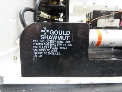 Siemens 32-89258 Combination Bucket Breaker MCC Starter Fused 600VAC 10HP 3Ph