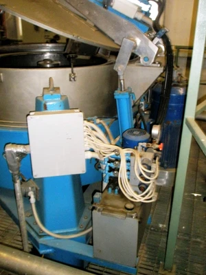(2) Toniatti 204-REA 1250 x 500mm perforate basket centrifuges, 304SS.