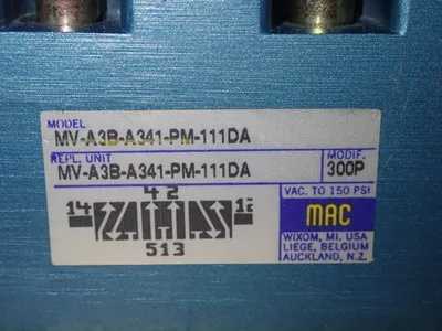 Used MAC MVA3BA341PM111DA Pumps Ohio US | HGR 24 #777302