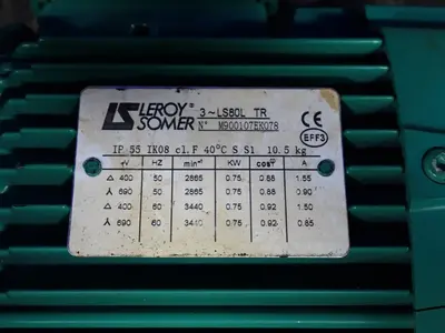 USED LEROY SOMER LS80L TR