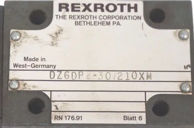 NEW REXROTH DZ6DP2-30/210XM VALVE DZ6DP230210XM