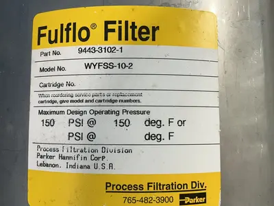 Used PARKER WYFSS102 Chemical & Process Equipment Ohio US | HGR 24 #1407647