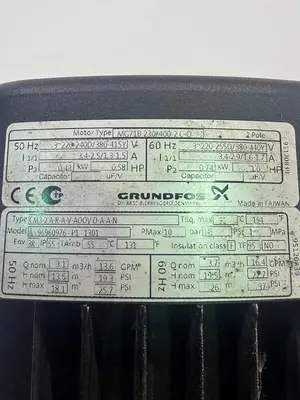 USED GRUNDFOS A-96960976-P1-1301