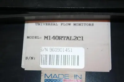 USED UNIVERSAL FLOW MONITORS M140RTAL2C1