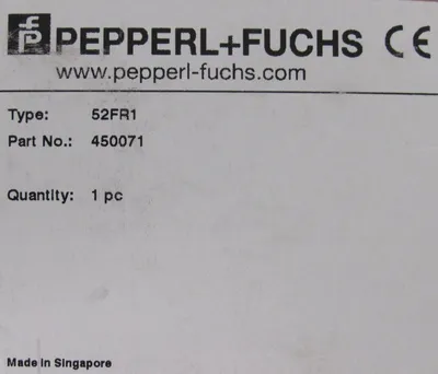 NEW PEPPERL & FUCHS 52FR1 PROXIMITY SENSOR 450071