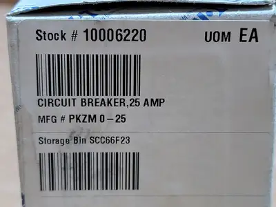 NEW 2023 EATON PKZM0-25