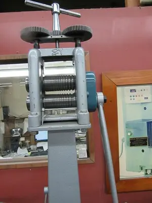 1179-155 Cavallin Wire Reduction Hand Operated Rolling Mill, Model # FC100/525