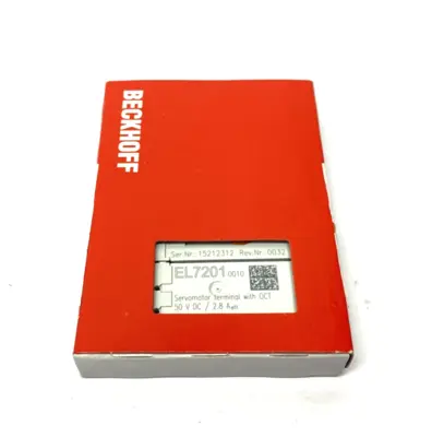 New | in-Stock Beckhoff Rev. 0032 EtherCAT Terminal 1-Ch. Motion Interface Servomtr PLC Processors Michigan US | Maverick Industrial Sales #1459762