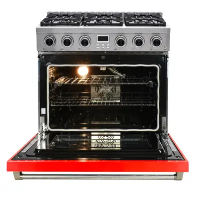 Magic Chef 36" GAS RANGE + RED DOOR