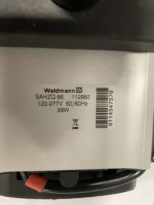 Waldmann SAHZQ 66 LED Tube Machine Light 29W 4000k 37.6” L x 7.4” W -NIB