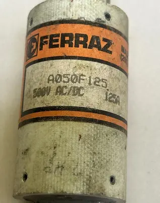 Used FERRAZ SHAWMUT A050F125 Miscellaneous Equipment (Electrical & Power) | Surplus Asset Holdings #1193153