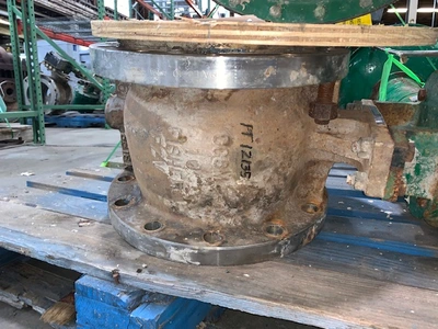 10" -150# Fisher V-Ball Control Valve Type V150 , Stainless