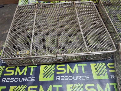 STAINLESS STEEL WIRE MESH PCB INLINE WASH BASKET