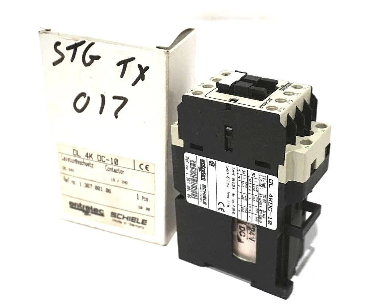 NEW ENTRELEC DL4KDC-10 CONTACTOR DL4KDC10