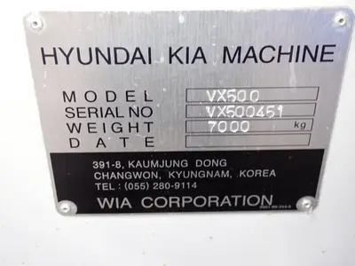 USED WIA CORPORATION VX500