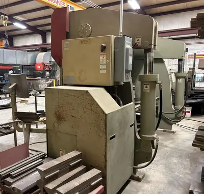 320 TON X 10' ACCURPRESS MODEL #732010 ADVANTAGE HYDRAULIC PRESS BRAKE, W/ ETS 3000 CONTROLS, NEW 2010: YOBRO #24910