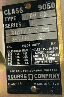 NEW GENERAL ELECTRIC 9050-BO6D TIMING RELAY 9050BO6D