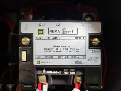 USED SQUARE D MODEL 6