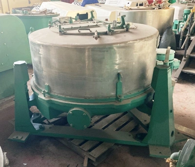 (2) Rousselet Robatel UCS 47 x 20 perforate basket centrifuges, 316SS.