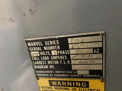 MARVEL 8 MARK I Vertical Band Saws | Mohawk Machinery (3)