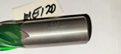 NEW 1"X 1", HSS 4 FLUTE  SINGLE END MILL