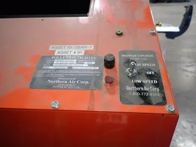 NORTHERN AIR CORP MODEL #OSAR-6000 MOBILE DUST COLLECTOR: STOCK #22419