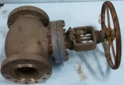 QTY. 1. WM POWELL CO. 6" 300 FLANGED CF8M GLOBE VA...