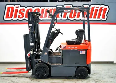 Used 2008 TOYOTA 7FBCU20 4-Wheel Sit down Electric Counterbalance Forklifts Colorado US | Discount Forklift #1244257