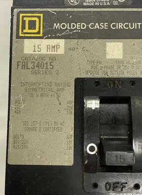 USED SQUARE D FAL34015