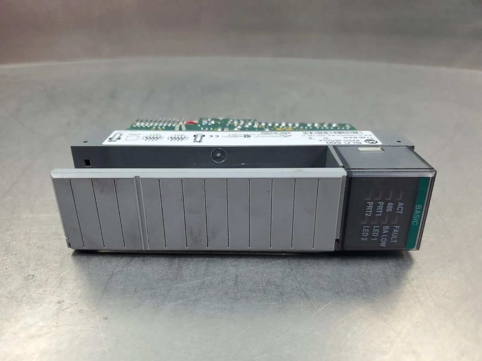 Allen Bradley 1746-BAS Ser. C FRN 5 SLC 500 Basic Module. 3D-12