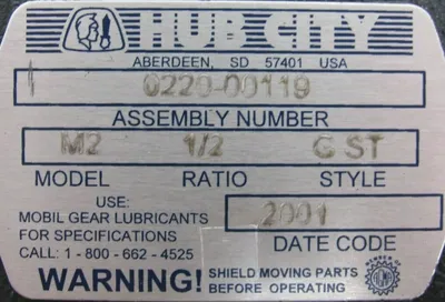 NEW HUB CITY 0220-00119 BEVEL GEAR DRIVE 1:2 022000119