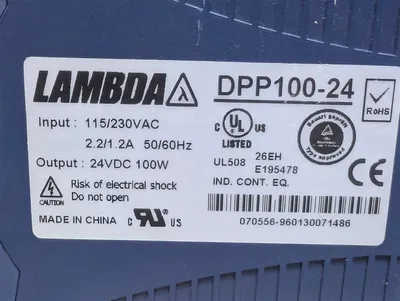 Lambda DPP100-24 Power Supply Module 24VDC 4.2A 100W Used