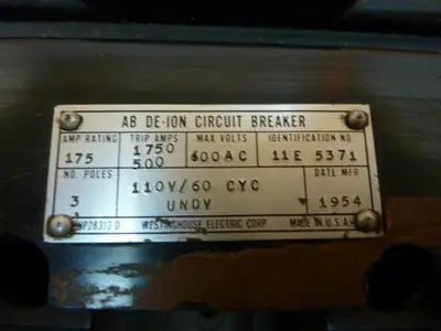 USED WESTINGHOUSE 11E 5371