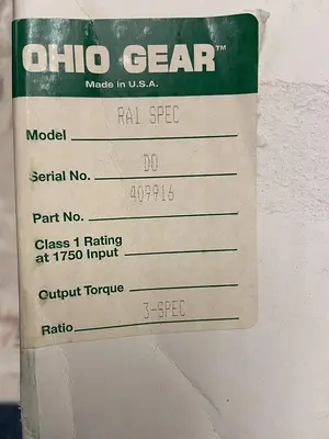 USED OHIO GEAR 409916