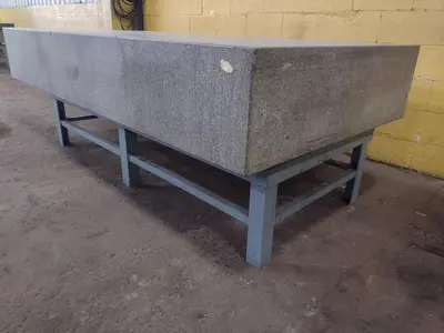 8' X 4' X 14" CHALLENGE PRECISION LAYOUT INSPECTION GRANITE TABLE: STOCK #23799