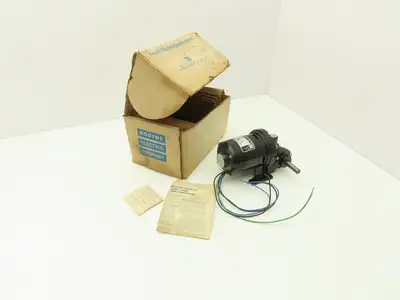 Bodine Electric NCI-12RG AC Gearmotor 115V 1080:1 60Hz 1/2" Shaft RH Output
