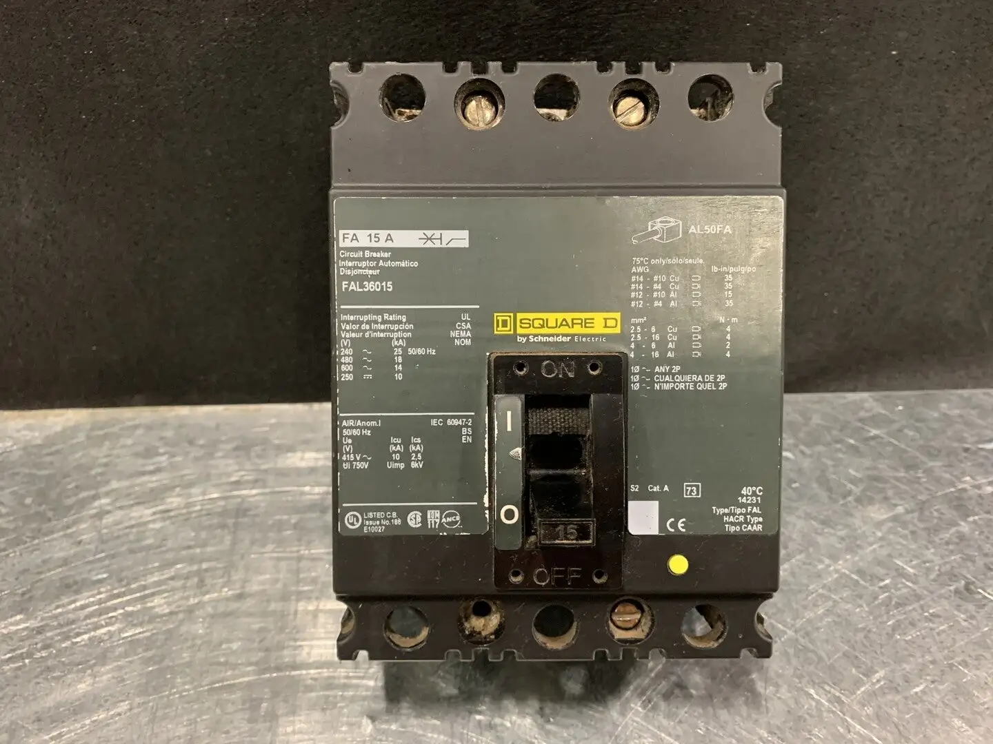 USED SCHNEIDER ELECTRIC FAL36015